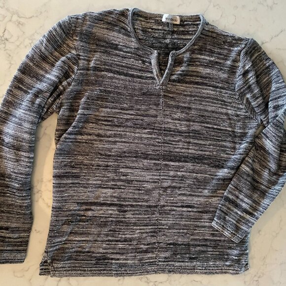 Le Chateau Gray stripe blend Tunic sweater Womens XXL - Picture 5 of 11